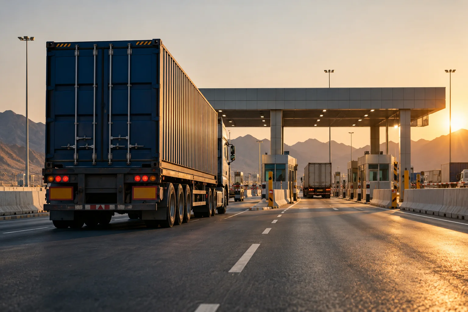 Freight scene: GCC cross-border trucking: what to confirm first