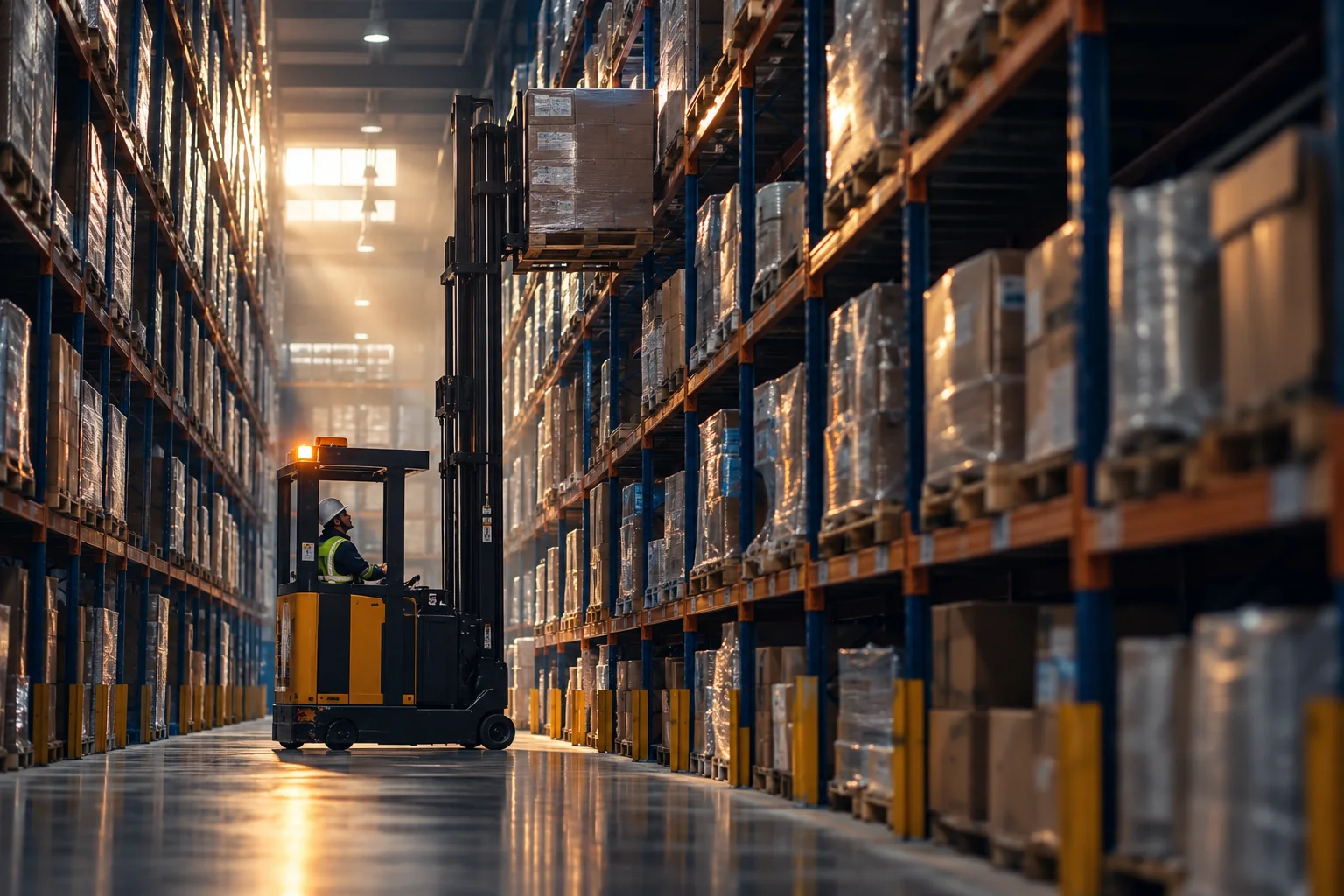 Freight scene: Storage and distribution for your next delivery.