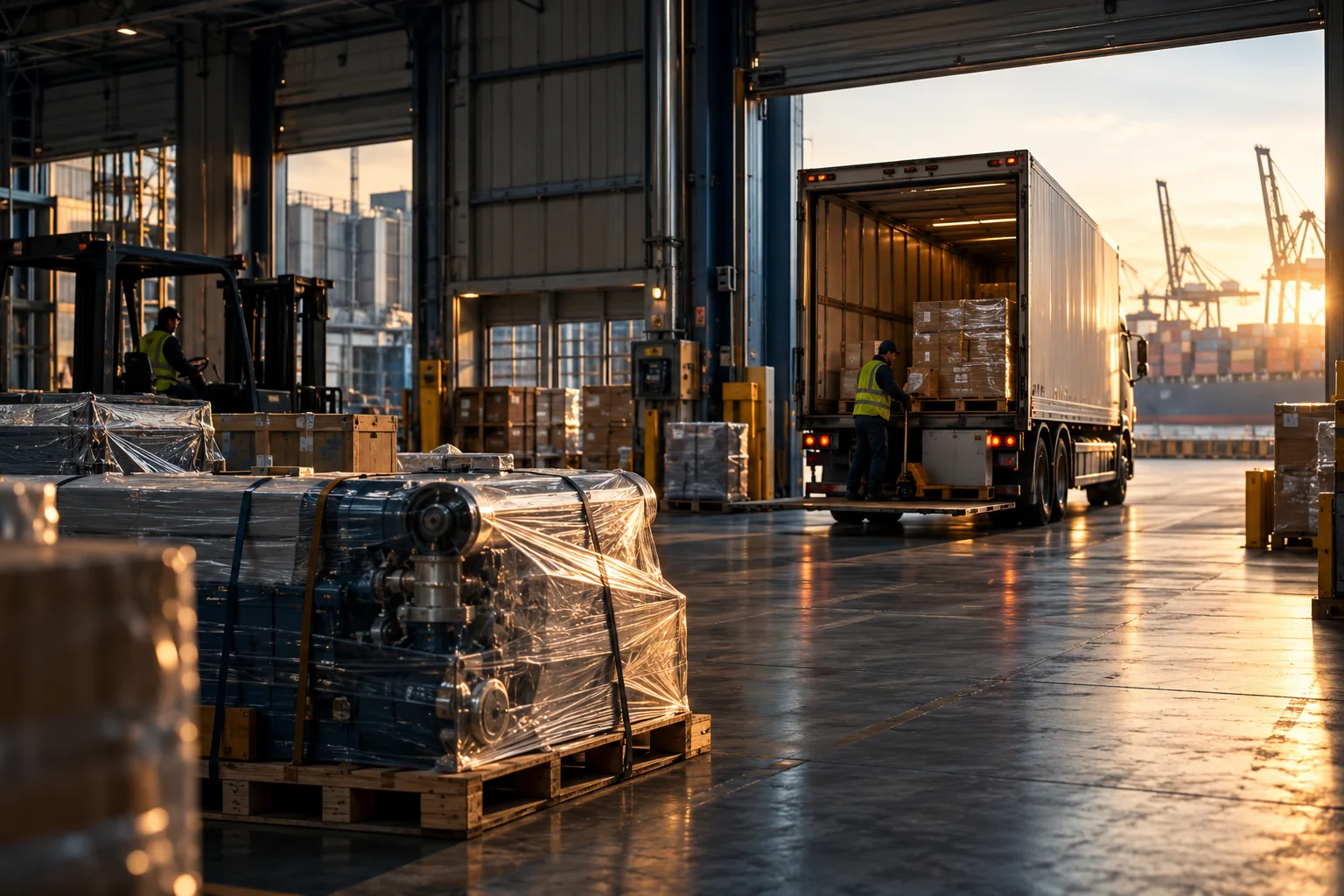Freight scene: Freight and logistics services from Dubai.